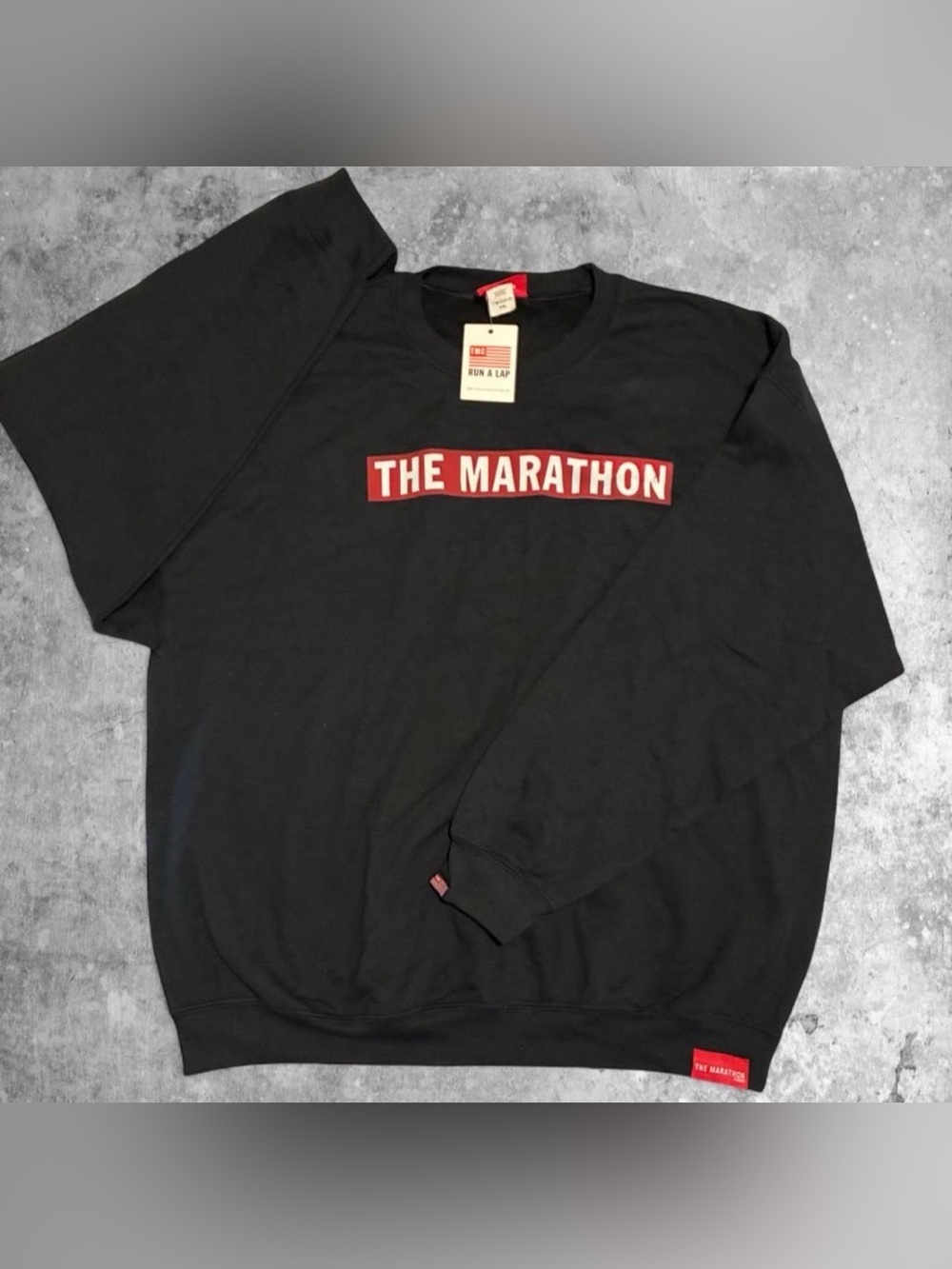 🆕 NWT Nipsey Hussle Limited Edition TMC The Marathon Clothing White Crewneck